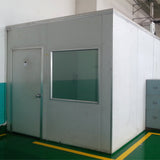 Assembly line sound insulation room