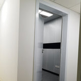 Assembly line sound insulation room