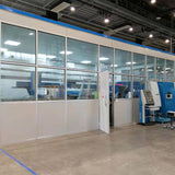 Assembly line sound insulation room