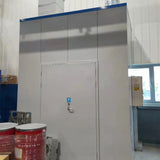 Assembly line sound insulation room